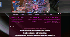 Desktop Screenshot of fizyka.apsl.edu.pl