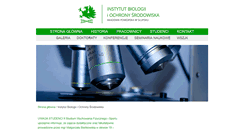Desktop Screenshot of biologia.apsl.edu.pl
