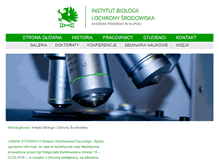 Tablet Screenshot of biologia.apsl.edu.pl